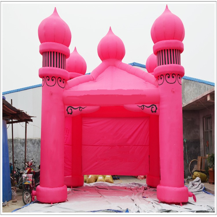 裕华粉色帐篷